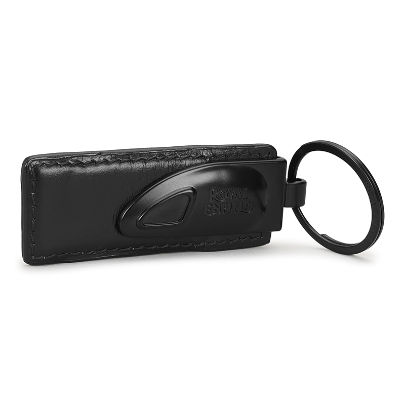 탱크 트림 가죽 키링 블랙-3